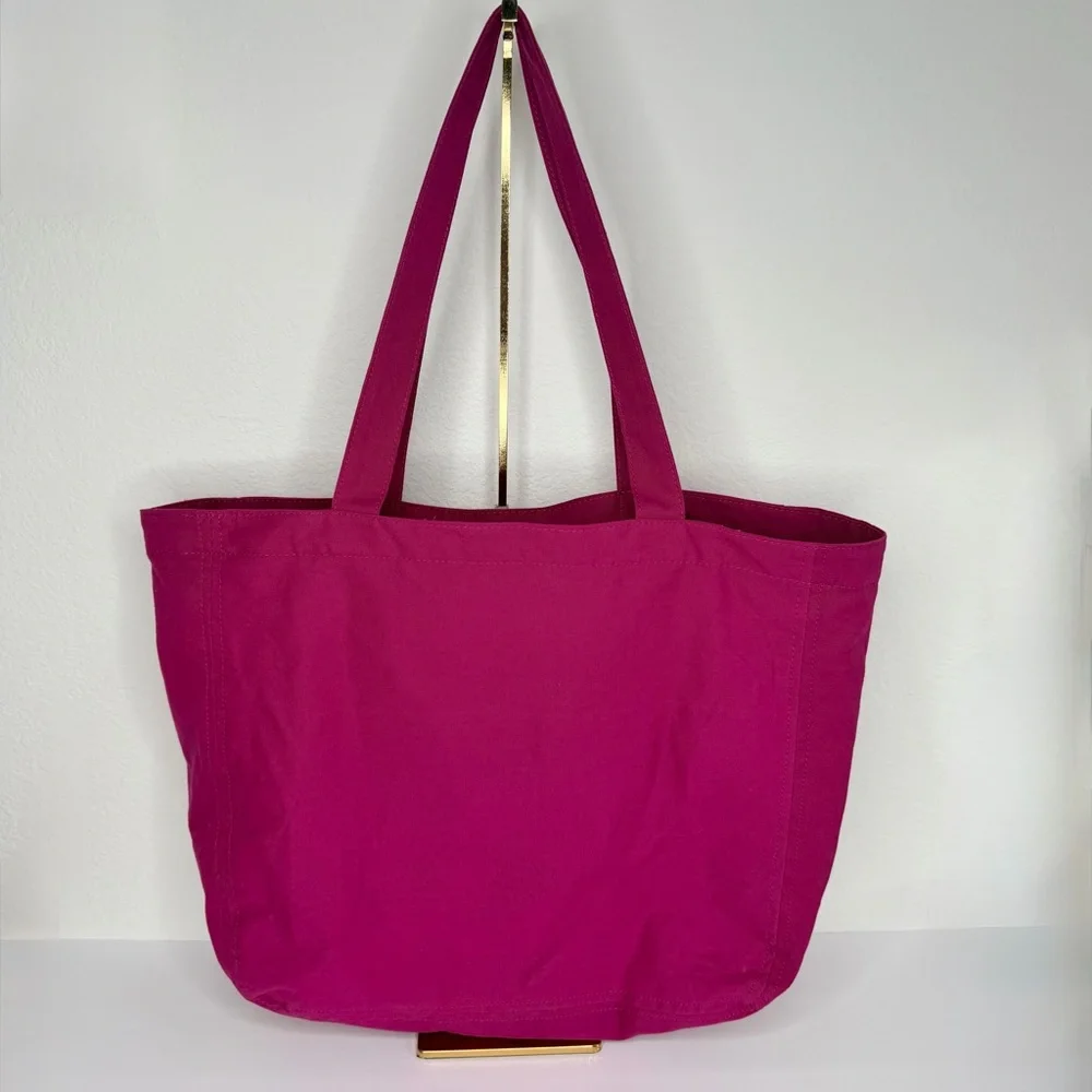 PINK Victoria's Secret Tote Bag magenta color. - Picture 2 of 8